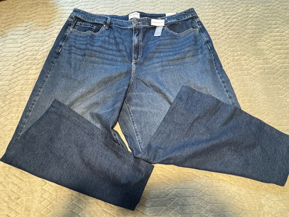 Lane Bryant Ultra Wide Leg High Rise Jeans NWT Size 26